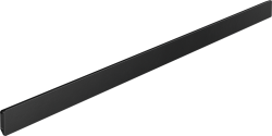 Штанга/планка для аксессуаров Hansgrohe WallStoris 700, размер 70х3,3 см, настенная, декоративная, цвет матовый черный, металлическая/пластиковая, прямоугольная, подвесная, для душа/ванной