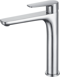 Смеситель для раковины/умывальника Allen Brau Eclipse 2.0 однорычажный, цвет хром, неповоротный, фиксированный, высокий, излив длина 169 мм высота 219 мм, латунь