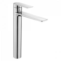 Смеситель для раковины/умывальника REA STORM однорычажный, неповоротный, высокий, длина излива 135 мм, латунь, цвет хром