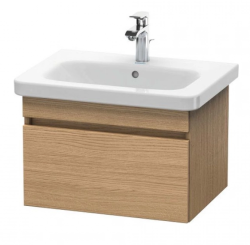 Тумба/шкафчик для консоли/столешницы Duravit DuraStyle под раковину 60х54,8х51,2 см, подвесная, ДСП, цвет: дуб европейский, 1 выдвижной ящик, прямоугольная