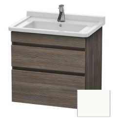 Тумба/шкафчик для консоли/столешницы Duravit DuraStyle под раковину 50х47,8х51,2 см, подвесная, ДСП, цвет: сосна терра/белый матовый, 2 выдвижных ящика, прямоугольная