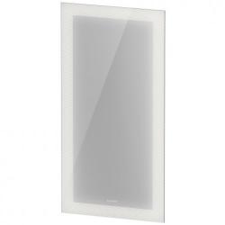 Зеркало Duravit Cape Cod, 45х89,7 см с LED/ЛЕД-подсветкой, прямоугольное, подвесное/настенное, цвет рамы: белый, сенсорный выключатель, диммер, для ванной
