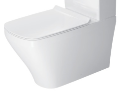 Чаша для унитаза-компакт Duravit DuraStyle WonderGliss 37х70х42 см, напольная, цвет белый, санфарфор, прямоугольная, универсальный (в стену/в пол) выпуск, под компакт бачок, ободковая, без сиденья, антигрязевое покрытие, для туалета/ванной комнаты