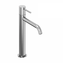 Смеситель для раковины/умывальника Ravak Espirit BeCool, однорычажный, неповоротный, керамический, высокий, длина излива 173 мм, латунь, цвет хром, без донного клапана