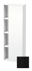Пенал Duravit DuraStyle, 50x24x140 см, подвесной, (правый), с дверцей, с закрытыми/открытыми полками, цвет: дуб черный, в ванную комнату