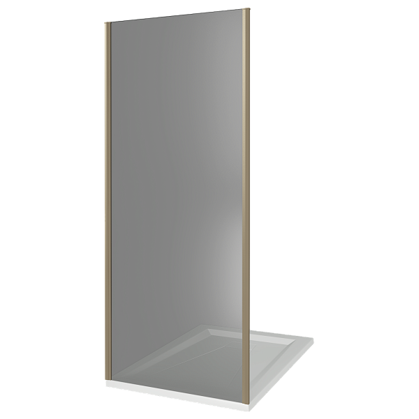 Душевое ограждение BAS Good Door Jazze SP-80-B-BR 800х1850 прозрачное стекло тонированное