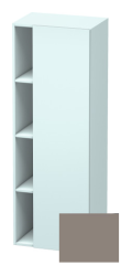 Пенал Duravit DuraStyle, 50x36x140 см, подвесной, (правый), с дверцей, с закрытыми/открытыми полками, цвет: светло-голубой/базальт, в ванную комнату