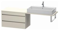 Тумба/шкафчик для консоли/столешницы Duravit DuraStyle под раковину 80х47,8х51,2 см, подвесная, ДСП, цвет: серо-коричневый, 2 выдвижных ящика, прямоугольная