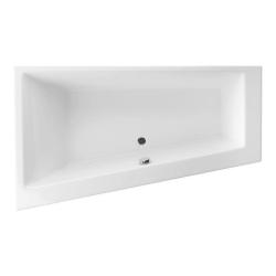 Ванна Excellent Sfera Slim NANO, 170х100 см, акриловая, цвет- белый/золото, (с гидромассажем), с каркасом, асимметричная, правосторонняя, правая, приставная/встраиваемая