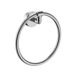 Полотенцедержатель Raglo R320.04, настенный, форма кольцо, латунь, для полотенец в ванную/туалет/душевую кабину, цвет хром