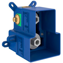 Скрытая (внутренняя)  часть для смесителя Ravak R-box RB 07E.50 , скрытая монтажная часть, латунь, встраиваемая/встроенная, для смесителя с выводами для ванны/душа