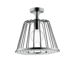Верхний душ AXOR LampShower/Nendo 275 1jet, с потолочным подсоединением, потолочный монтаж, круглый, с 1 режимом, размер 27,5 см, металлический, цвет: хром, со встроенным освещением, для душа/ванной