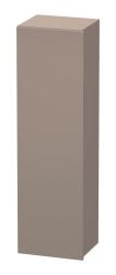 Пенал Duravit DuraStyle, 40x36x140 см, подвесной, (левый), с дверцей, с полкой, со стеклянными полками, цвет: базальт, в ванную комнату