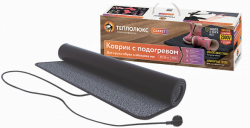 Коврик для сушки обуви и обогрева ног Теплолюкс-carpet 50х80 см 220В, длина провода 1,8 м цвет серый (в коробке) 100035764400