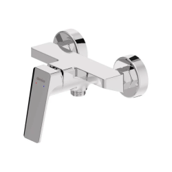 Смеситель для душа Damixa Merkur однорычажный, керамический, настенный, без излива/шланга/лейки, латунь, цвет хром