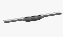 Решетка Hansgrohe RainDrain Flex 70, для пристенного монтажа, для душевого трапа, укорачиваемый, 70х6 см, цвет хром, для душа в пол, нержавеющая сталь, прямоугольная