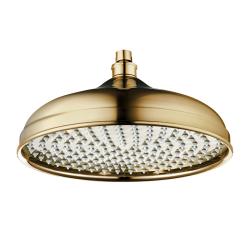 Душевая лейка верхняя Lemark, настенный/потолочный монтаж, круглая, с 1 режимом, размер 30,3 см, латунь, цвет золото, для душа/ванной, душевой