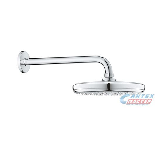 Верхний душ Grohe New Tempesta 210 с душевым кронштейном хром 26412000