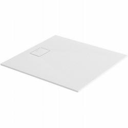 Душевой поддон Excellent Lavano, 100х80 см, прямоугольный, акриловый, низкий, белый, с антискольжением, без бортика, литой, литьевой, для душа