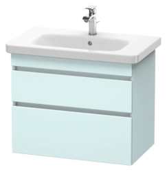 Тумба/шкафчик для консоли/столешницы Duravit DuraStyle под раковину 70х47,8х51,2 см, подвесная, ДСП, цвет: светло-голубой, 2 выдвижных ящика, прямоугольная
