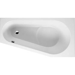 Ванна Riho Delta PLUG & PLAY, 160х80 см, акриловая, цвет- белый, (без гидромассажа, сифона), ассиметричная, левосторонняя, левая, пристенная