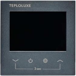Терморегулятор электронный Теплолюкс Pontus Space 16 А (3,6 кВт), цвет черный, сенсорный, ЖК дисплей, для управления теплым полом 100037059500