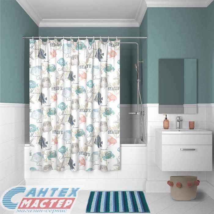 Шторка Iddis для ванной комнаты Basic 200х180 B23P218i11