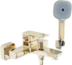 Смеситель для ванны/душа REA ORIX настенный, однорычажный, неповоротный, длина излива 190 мм, латунь, цвет золото