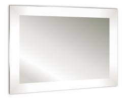 Зеркало Azario Норма, 80х60 см, с LED/ЛЕД-подсветкой, с диммером, с подогревом, прямоугольное, выключатель сенсорный, для ванны, навесное/подвесное/настенное