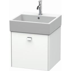 Тумба/шкафчик для консоли/столешницы Duravit Brioso под раковину 42х48х44,2 см, подвесная, ДСП, цвет: белый матовый/хром, 1 выдвижной ящик, прямоугольная