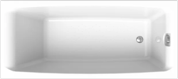 Ванна РАДОМИР Веста, каркас (РАЗБОРНЫЙ), 150х70 пристенная, акрил, цвет- белый, (без гидромассажа, сифона, фронтальной панели), прямоугольная, антискользящее покрытие, каркас из профиля 25мм, 5 опор