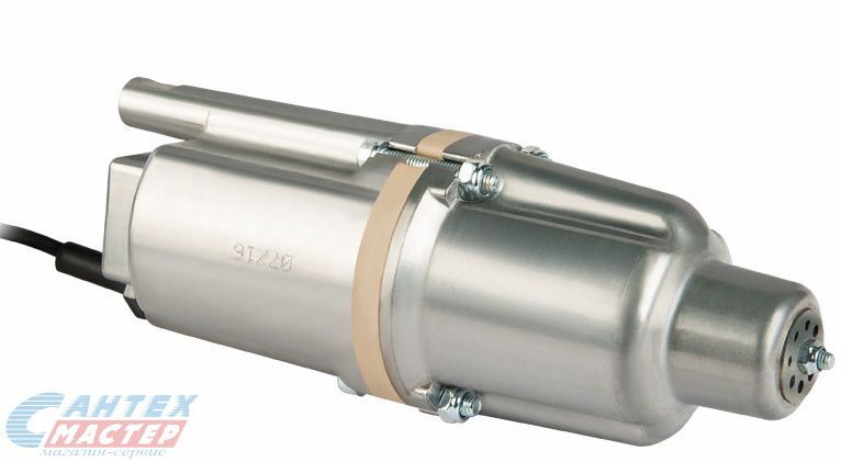 Насос погружной Unipump БАВЛЕНЕЦ БВ 0,12-40-У5, 1.6 м³/ч, напор 75 м, 0,245 кВт, кабель 15 м, с НИЖНИМ забором, вибрационный ( колодезный, садовый, скважинный), электрический, водяной, однофазный, нержавеющая сталь