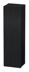 Пенал Duravit DuraStyle, 40x36x140 см, подвесной, (левый), с дверцей, с полкой, со стеклянными полками, цвет: дуб черный/базальт, в ванную комнату