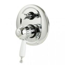 Смеситель для душа Migliore Oxford, скрытого монтажа, термостатический, без излива, встариваемый, латунь, цвет хром