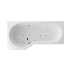 Ванна Excellent Be Spot RELAX, 160х80 см, акриловая, цвет- белый, (с гидромассажем), с каркасом, асимметричная, левосторонняя, левая, приставная/встраиваемая
