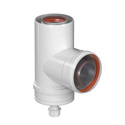 Конденсатоcборник коаксиальный Okseler Т-образный D60/100