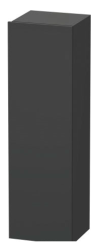 Пенал Duravit DuraStyle, 40x36x140 см, подвесной, (правый), с дверцей, с полкой, со стеклянными полками, цвет: графит/базальт, в ванную комнату