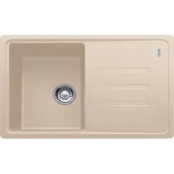 Мойка кухонная Franke MALTA BSG 611-78, 78х43,5 см, врезная, искусственный гранит (Fragranite+), прямоугольная, цвет бежевый, без отверстия под смеситель, с крылом, оборачиваемая
