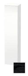 Пенал Duravit DuraStyle, 40x36x180 см, подвесной, (левый), с дверцей, с полкой, со стеклянными полками, цвет: дуб черный/белый матовый, в ванную комнату