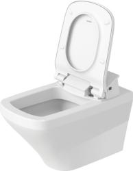 Унитаз Duravit DuraStyle 37х62 см, подвесной, цвет белый, санфарфор, прямоугольный, горизонтальный (прямой) выпуск, под скрытый бачок/инсталляцию, ободковый, для сиденья с душем SensoWash, для туалета/ванной комнаты