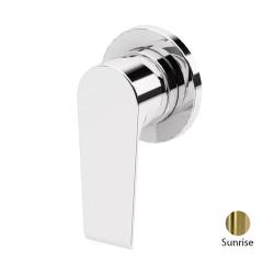 Смеситель для душа Cezares Nautic, встраиваемый, однорычажный, без излива, керамический, латунь, внутренний (скрытый монтаж), цвет Sunrise