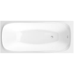 Ванна акриловая C-Bath Saturn, 170х75 см, акриловая, цвет- белый, (без гидромассажа, рамы, фронтальной панели), слив-перелив, прямоугольная, встраиваемая/пристенная, левосторонняя/правосторонняя, левая/правая, универсальная