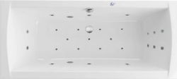 Ванна Excellent Aquaria Lux Slim ULTRA, 180х80 см, акриловая, цвет- белый/бронза, (с гидромассажем), с каркасом, прямоугольная, правосторонняя/левосторонняя, правая/левая, универсальная, приставная/встраиваемая
