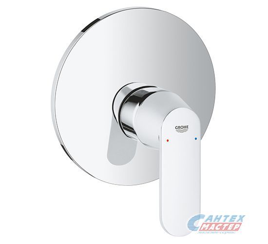 Смеситель для душа Grohe Eurosmart Cosmopolitan однорычажный, скрытого монтажа, керамический, настенный, без излива/шланга/лейки, латунь хром