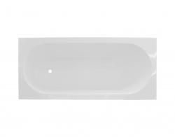 Ванна Estet Честер 180 slim, 180х80 см, литьевой мрамор, цвет- белая, (без гидромассажа, рамы, сифона, фронтальной панели) прямоугольная, левосторонняя/правосторонняя, левая/правая, пристенная