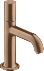 Смеситель для раковины/умывальника Axor Uno 70, для холодной воды, одновентильный, фиксированный излив, длина излива 10 см, керамический, латунь, цвет шлифованное красное золото, без сливного набора