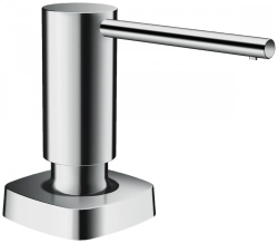 Дозатор Hansgrohe A71 для жидкого мыла, встраиваемый, латунь, цвет хром, емкость дозатора объемом - 500 мл, для кухонной мойки
