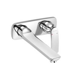 Смеситель для раковины/умывальника KLUDI BALANCE, встраиваемый, однорычажный, неповоротный, длина излива 235 мм, латунь, цвет хром