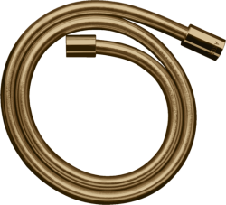 Шланг для душа Axor Starck 160 см, 1/2” и 1/2”  для душа/лейки/ванны, с металлическим эффектом, без лейки, внутренняя резьба, пластиковый, цвет полированная бронза, душевой, для душа/ванной
