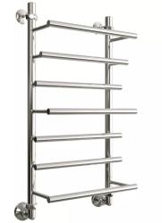 Полотенцесушитель Двин Q primo 80/40, водяной (1"-3/4"-1/2" К3  Полированный), универсальное подключение, нержавеющая сталь, настенный, форма лесенка, цвет хром, к отоплению и ГВС, для отопления, обогрева в ванной